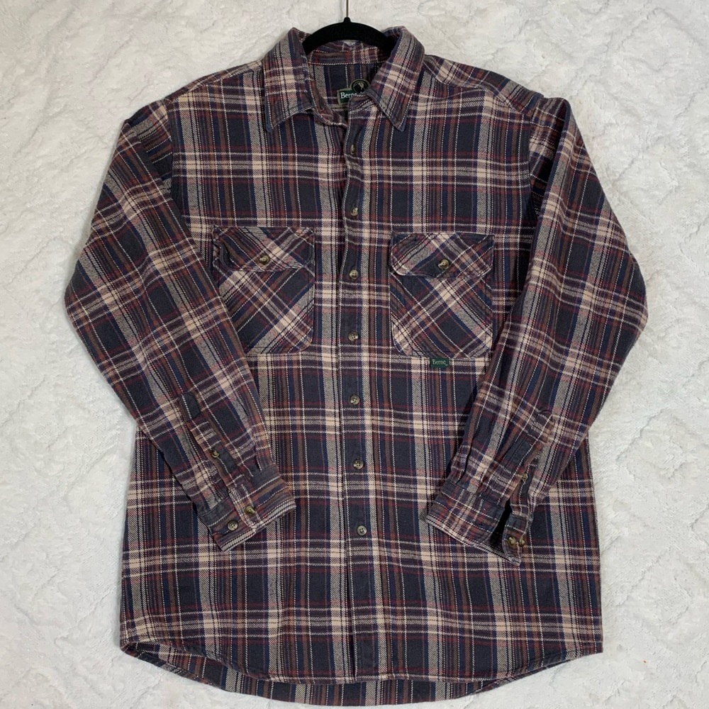 Vintage Berne Heavy Plaid Flannel Y2K Grunge.